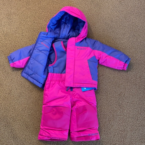 Columbia Baby Girls' Double Flake Reversible Set - Picture 1 of 11